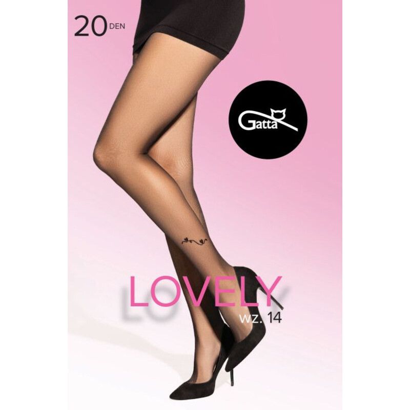 Gatta LOVELY 20 - Vzorované punčochy W.14-5