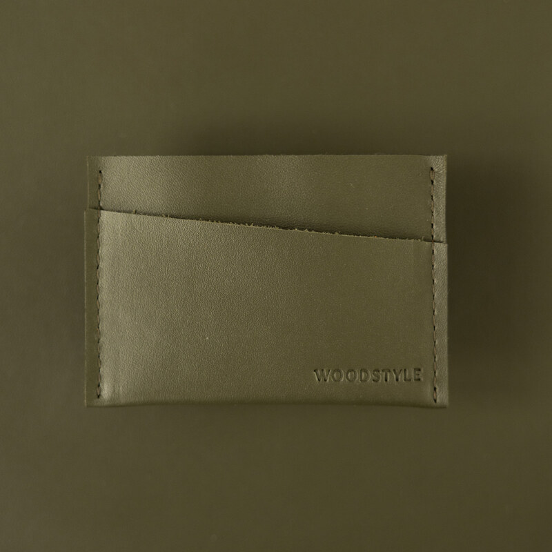 Wood Style Pouzdro na karty NAŽKA - Oliva 114824265