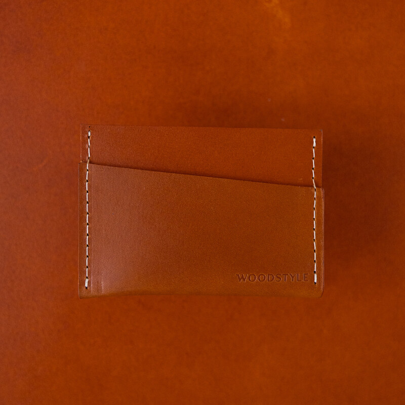 Wood Style Pouzdro na karty NAŽKA - Caramel 114824269