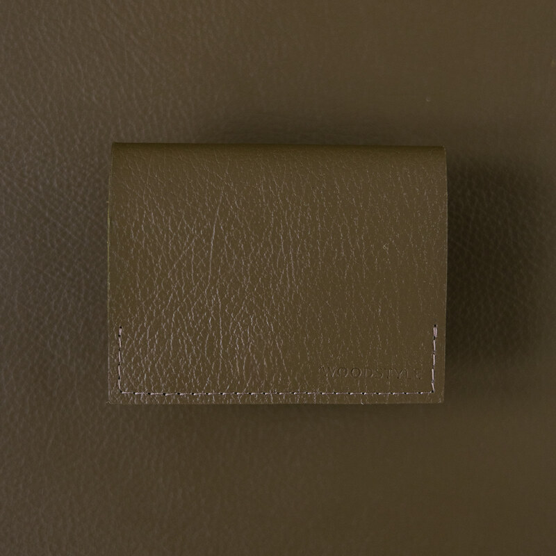 Wood Style Pouzdro na karty PUKAVEC - Khaki 114824274