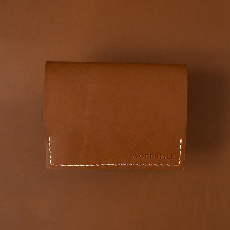 Wood Style Pouzdro na karty PUKAVEC - Hnědá 114824279