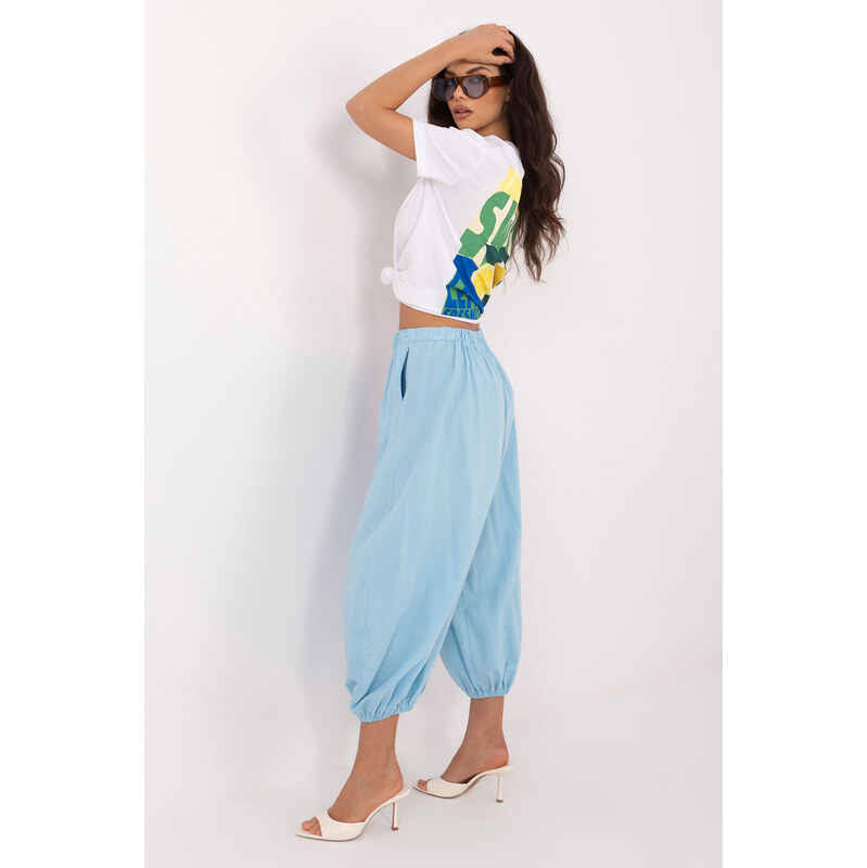 Kordové kalhoty model 226230 Italy Moda