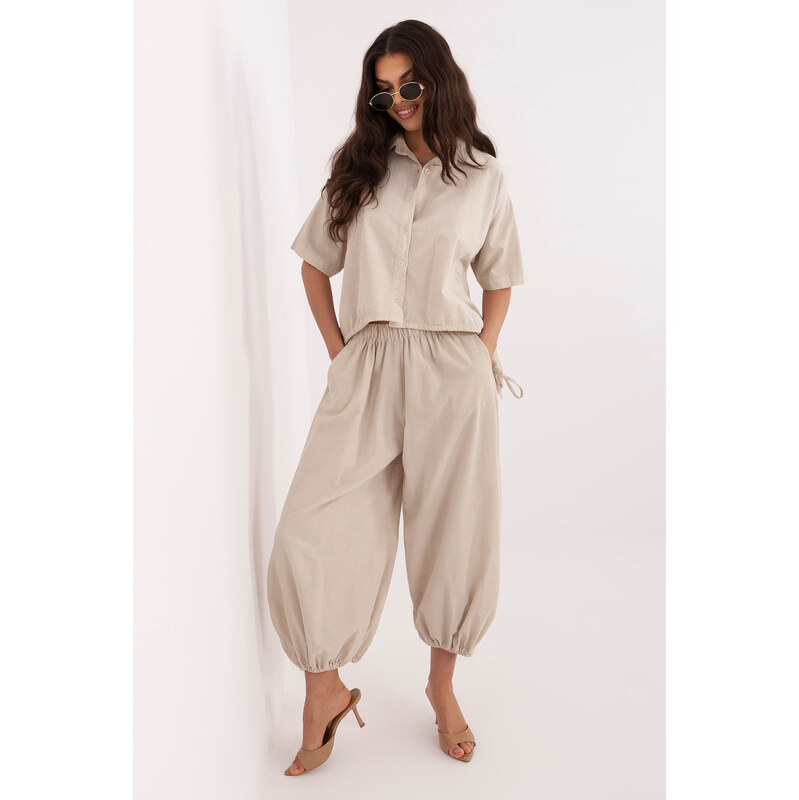 Kordové kalhoty model 226233 Italy Moda