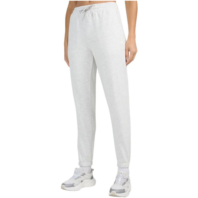 Dámské kalhoty 4F CAS F1658 cool light grey melange 4FWMM00TTROF1658 114824742
