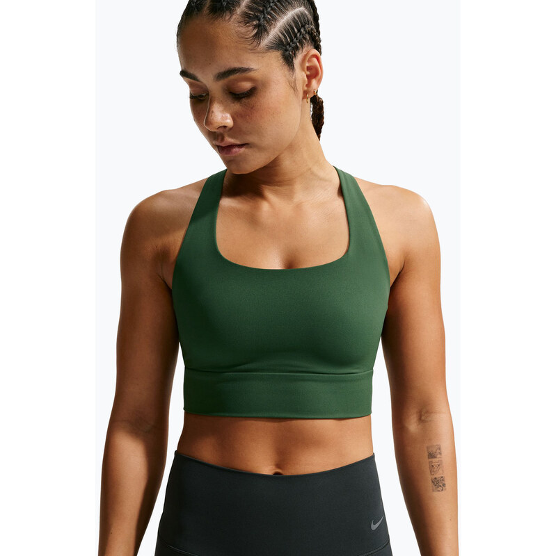 Tréninková podprsenka Nike Zenvy Light Support Longline fir