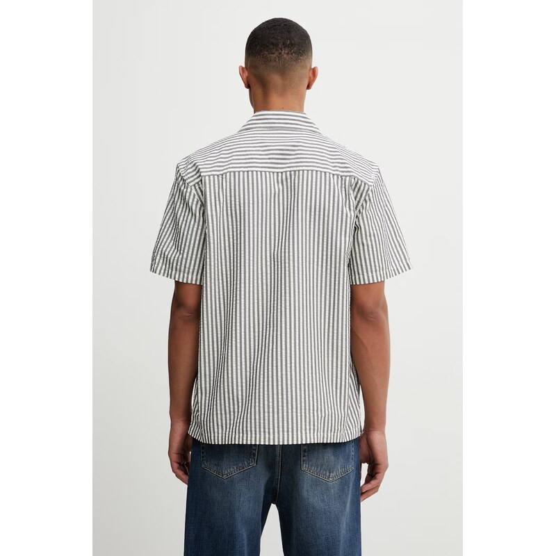 Carhartt WIP S/S Leavel Shirt košile pánská s bavlnou