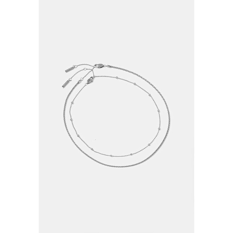 Calvin Klein řetízek dámský z ušlechtilé oceli 2-pack 114862166