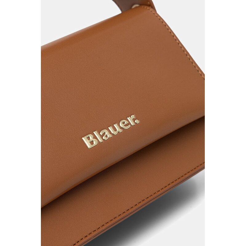 Blauer crossbody kabelka dámská z imitace kůže