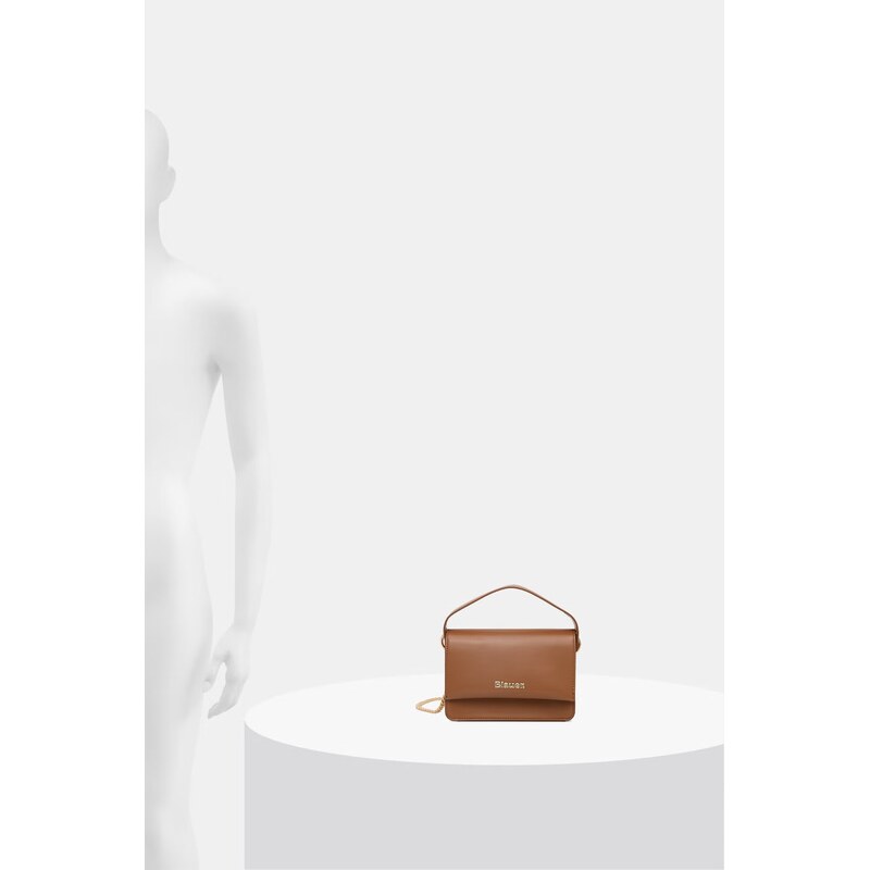 Blauer crossbody kabelka dámská z imitace kůže
