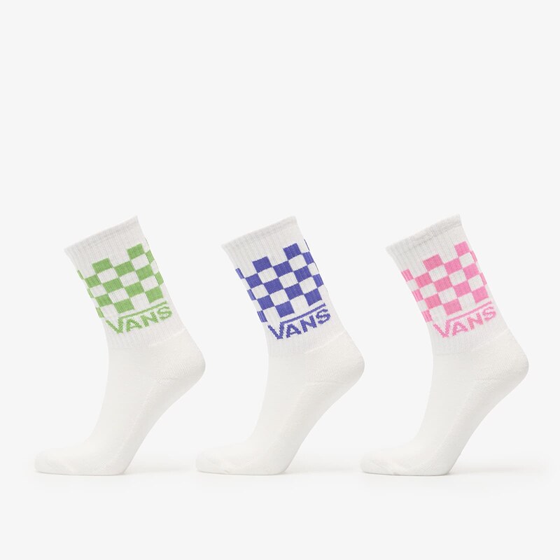 Ponožky Vans Classic Check Crew Checkerboard Pink Fizz L
