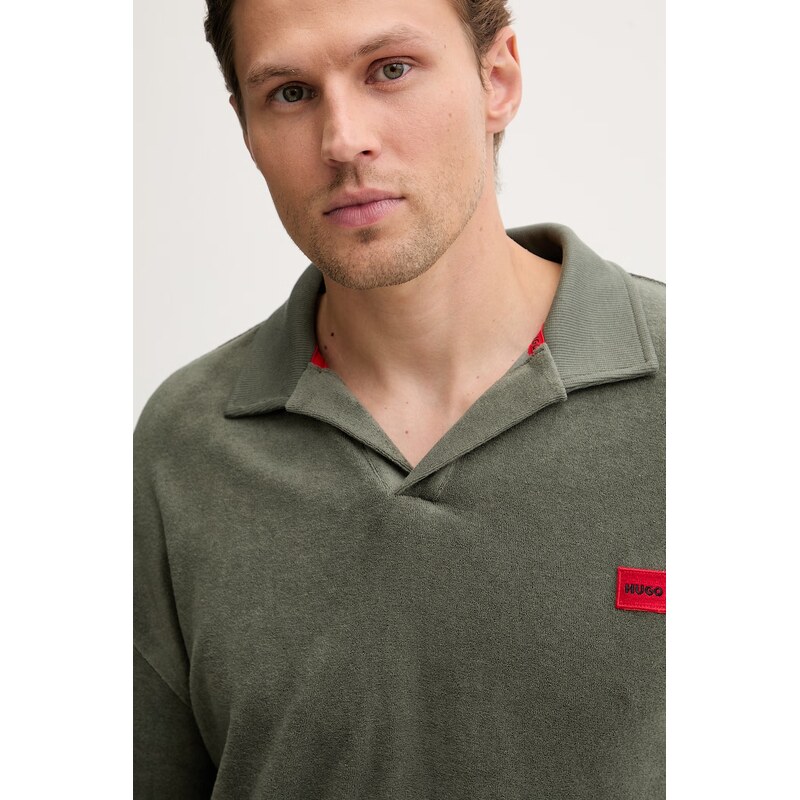 HUGO polo pánské s bavlnou TERRANCE POLO SHIRT