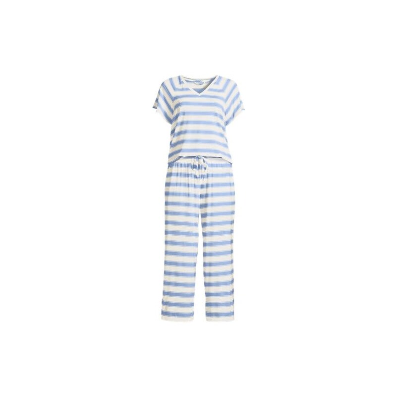 Cropped Cooling Pyjama Set, Women, size: S, regular, Blue,