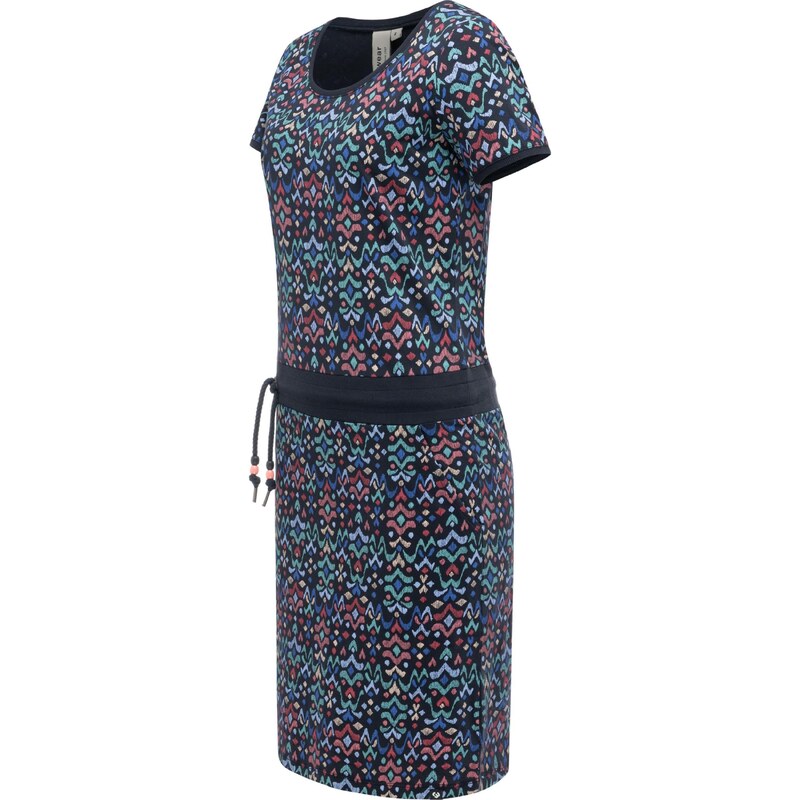 Ragwear Šaty 'Youmodo' námořnická modř / světlemodrá / pastelově zelená / červená