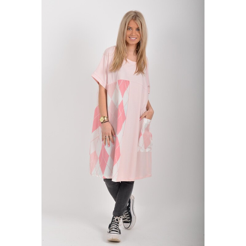 Enjoy Style Růžové šaty ES6524