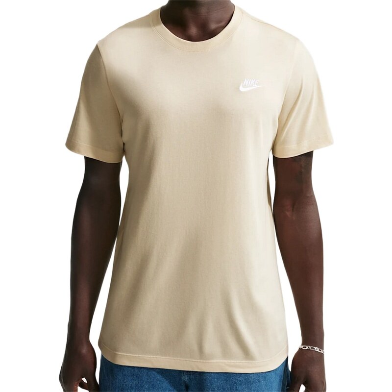 Pánské Tričko s krátkým rukávem NIKE M NSW CLUB TEE AR4997-229 – Béžová