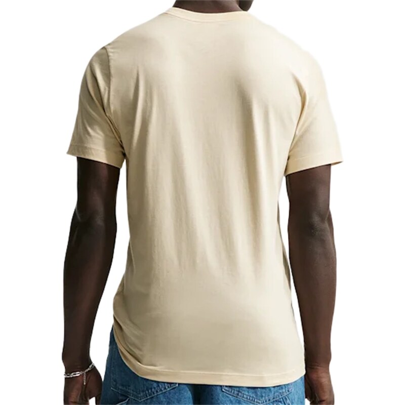 Pánské Tričko s krátkým rukávem NIKE M NSW CLUB TEE AR4997-229 – Béžová