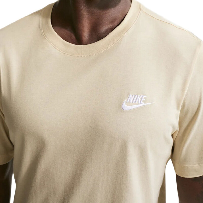 Pánské Tričko s krátkým rukávem NIKE M NSW CLUB TEE AR4997-229 – Béžová