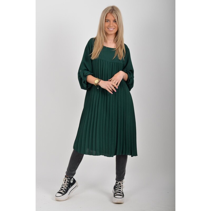 Enjoy Style Smaragdové šaty ES6547