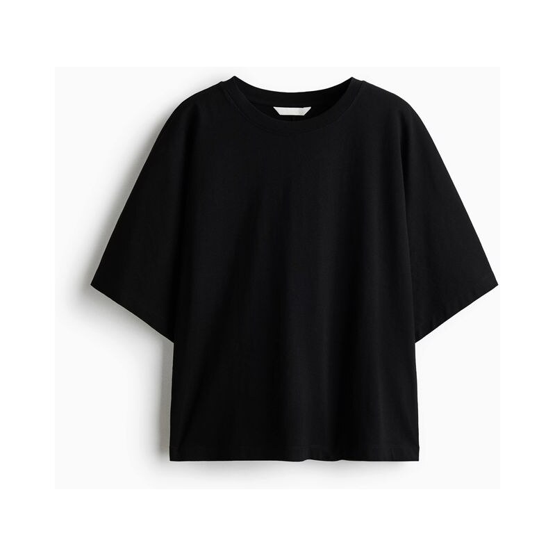 H&M - Tričkos netopýřími rukávy - Černá