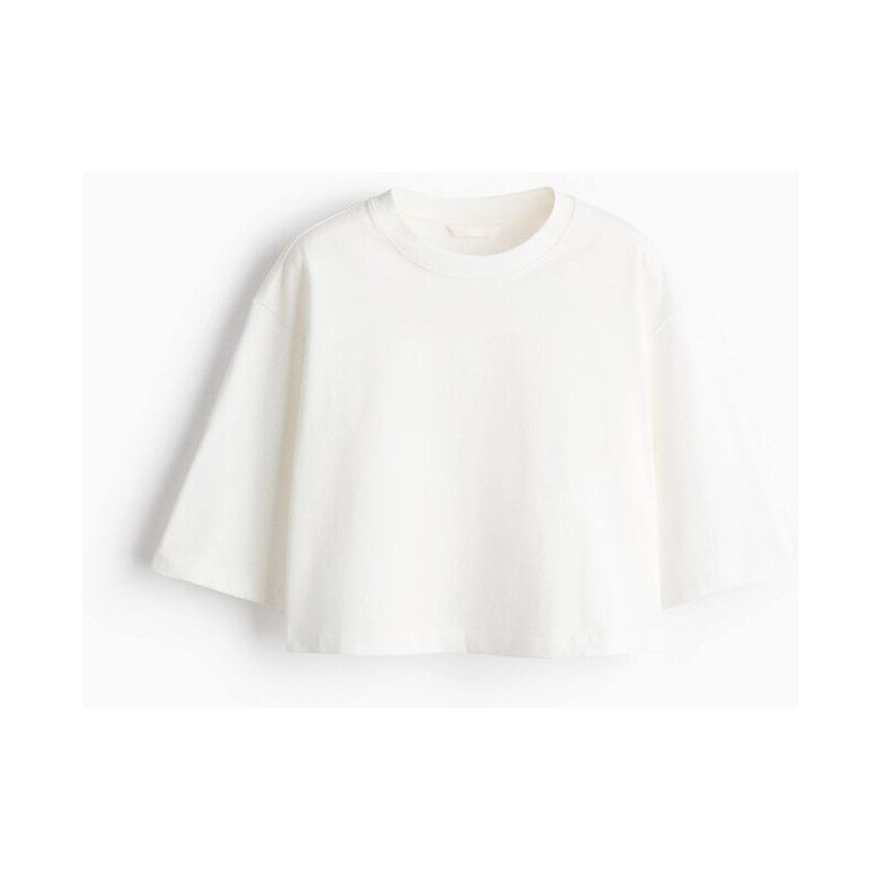 H&M - Oversized tričko - Bílá