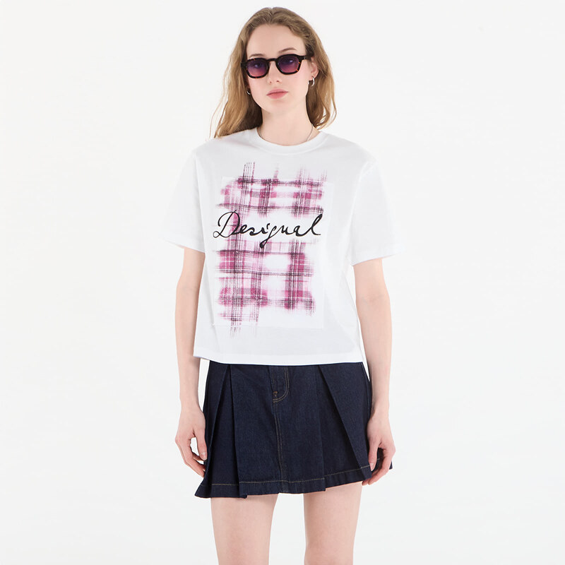 Tričko Desigual Ts Cracovia T-Shirt White M 114836417
