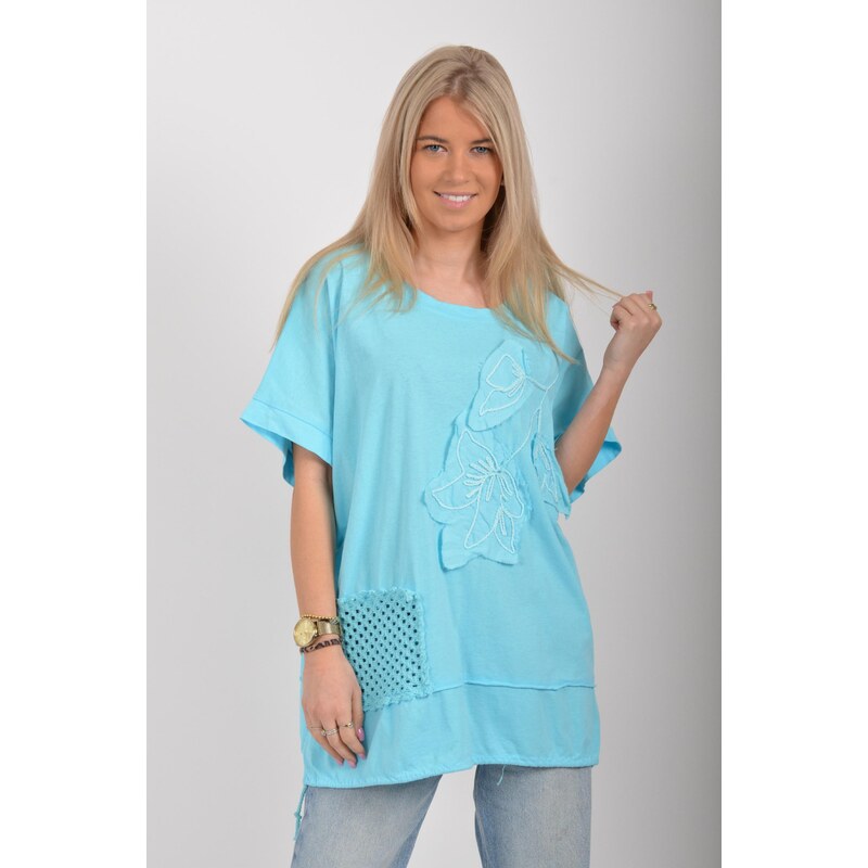 Enjoy Style Tyrkysová halenka ES6589 114836146