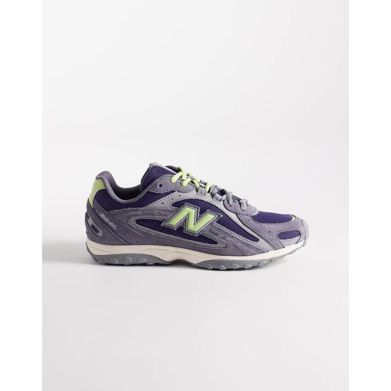 New Balance 204L trainers in purple and green-Grey
