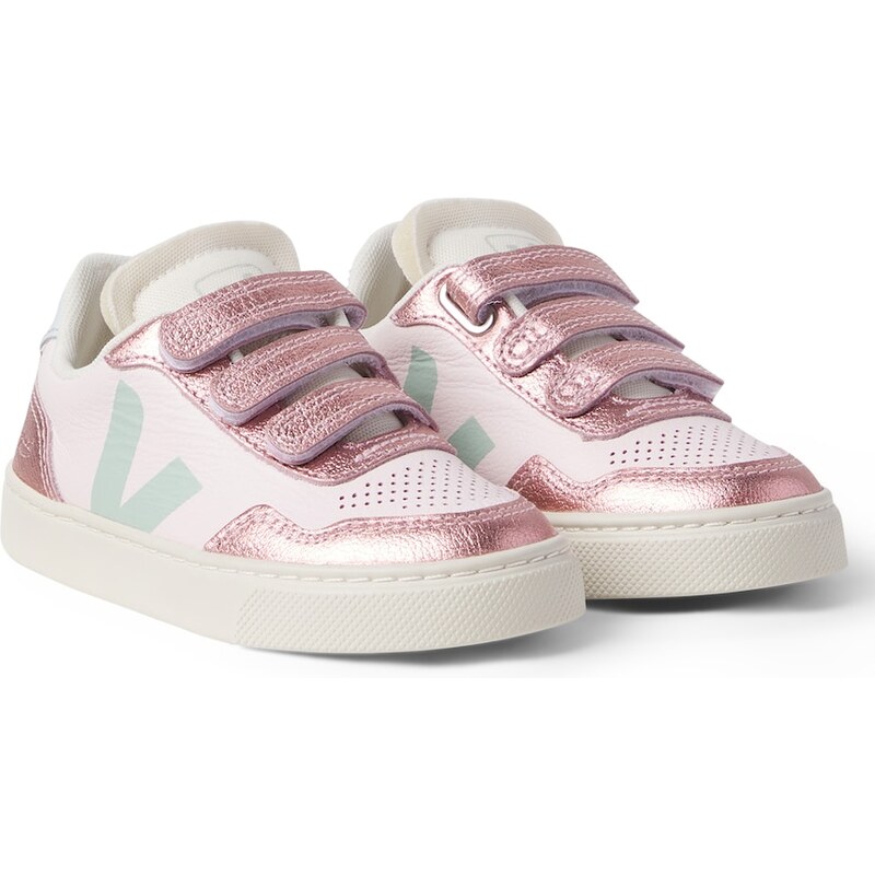 Veja Kids x Bonpoint V-90 leather sneakers