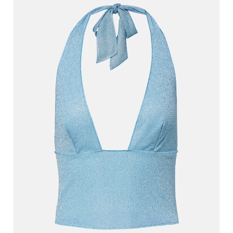 Oséree Lumière halterneck top