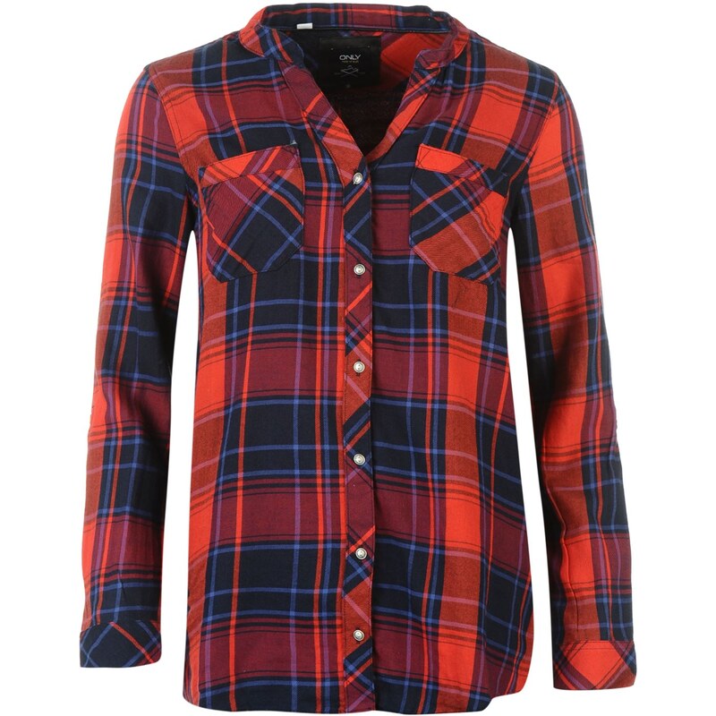 Only Lamponi Shirt, red/navy