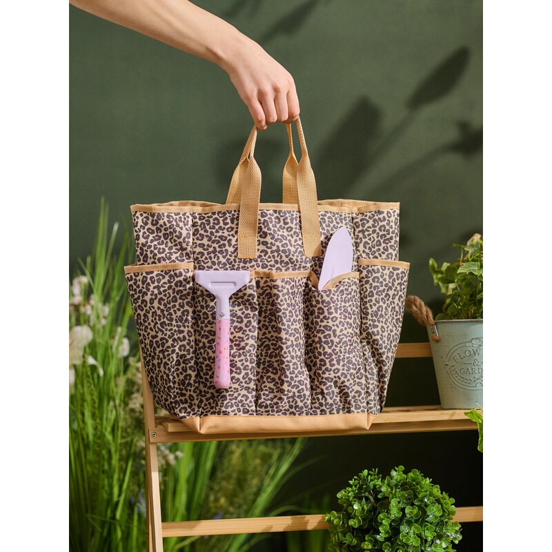 Sinsay - Zahradní taška s leopardím vzorem - béžová 114840066