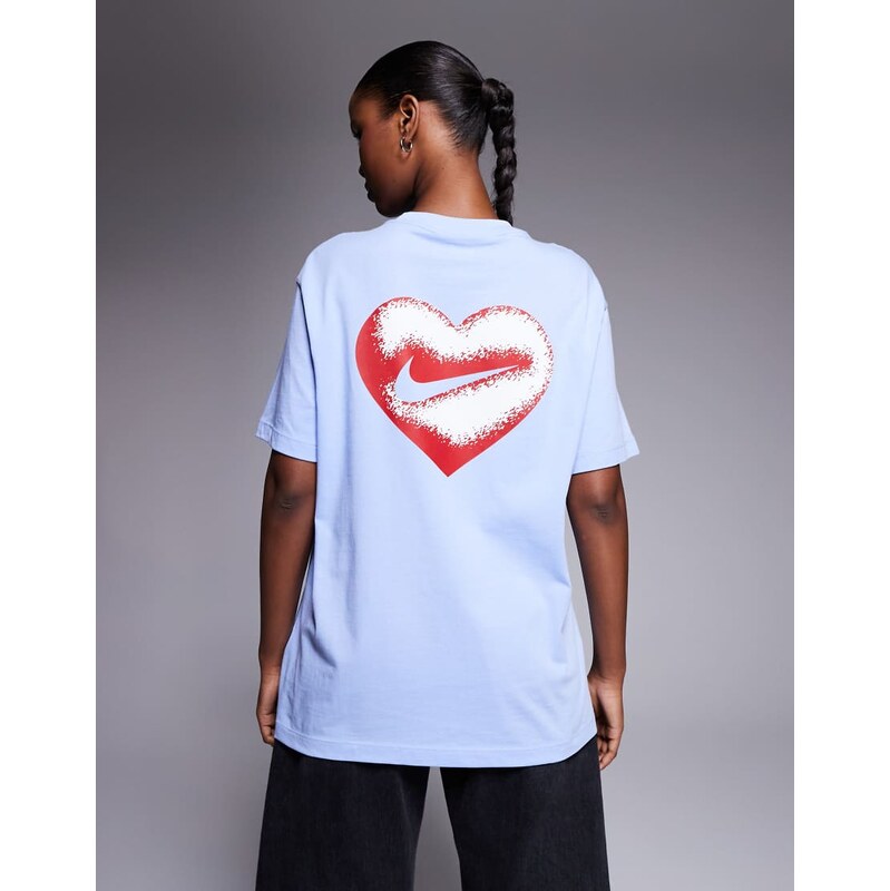Nike graphic oversized t-shirt in blue