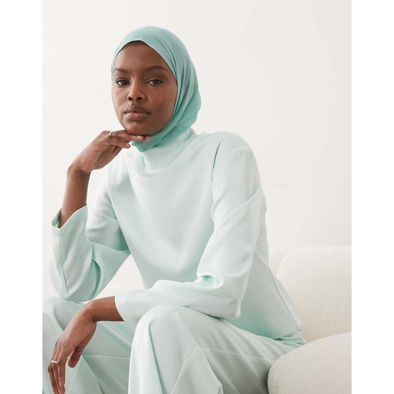 IYAL light weight headscarf in teal ombre-Green 114841502