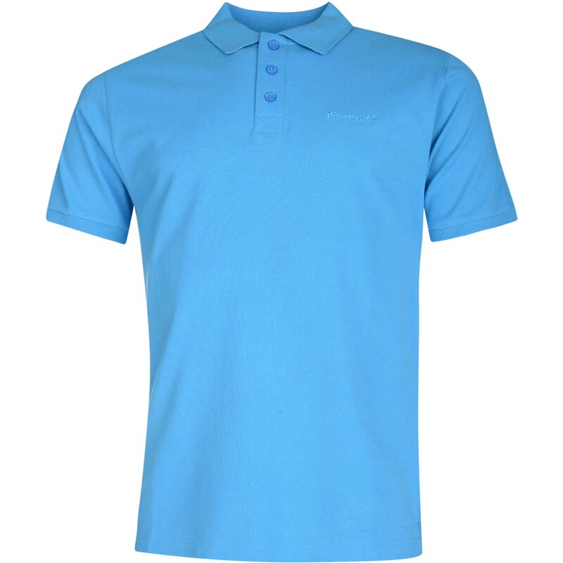 Pierre Cardin Plain Polo Shirt Mens, blue
