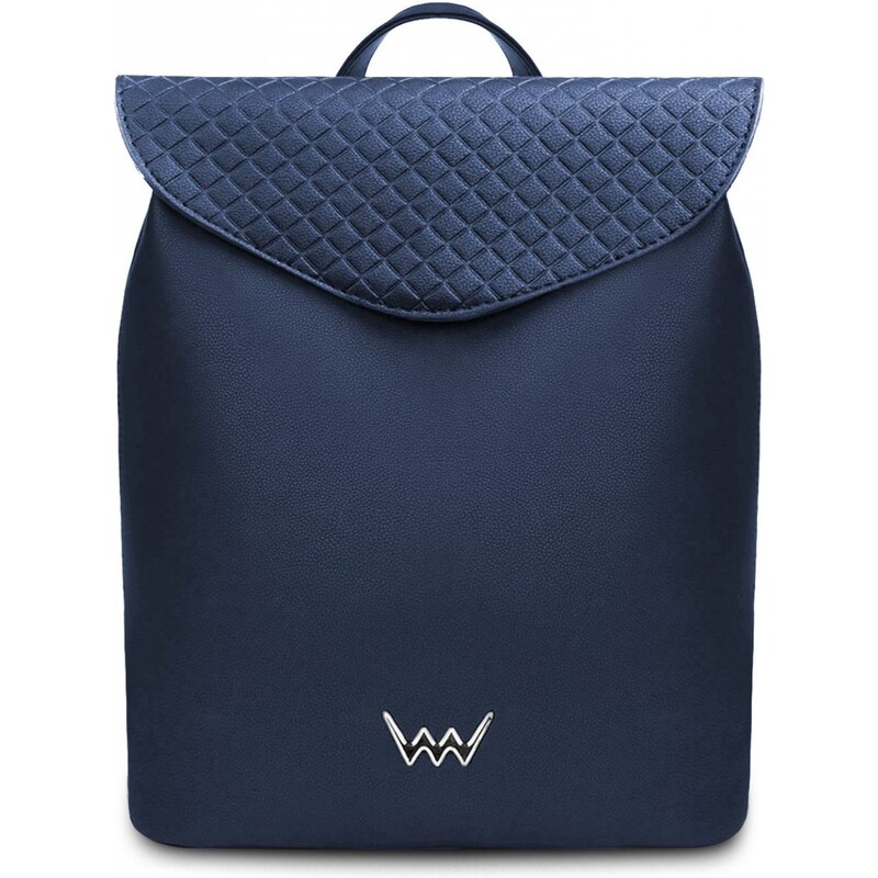 VUCH Trendy dámský koženkový batůžek Joanna Diamond Blue, modrý