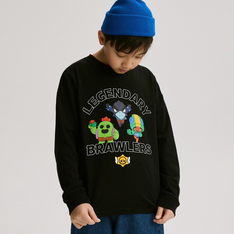 Reserved - Longsleeve Brawl Stars - černý
