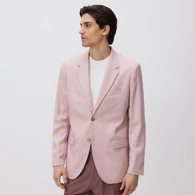 Reserved - Blejzr slim fit - pastelově růžová