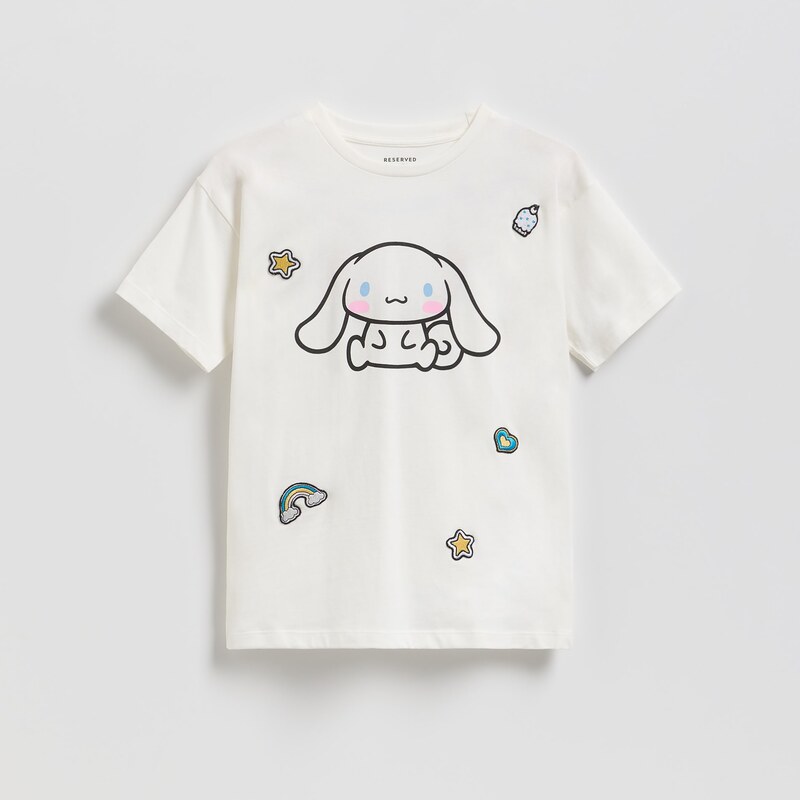 Reserved - Tričko Cinnamoroll - krémová