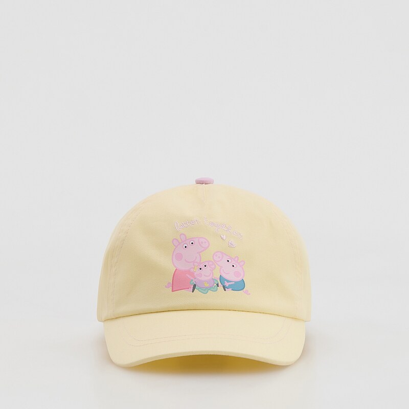 Reserved - Kšiltovka Peppa Pig - světle žlutá