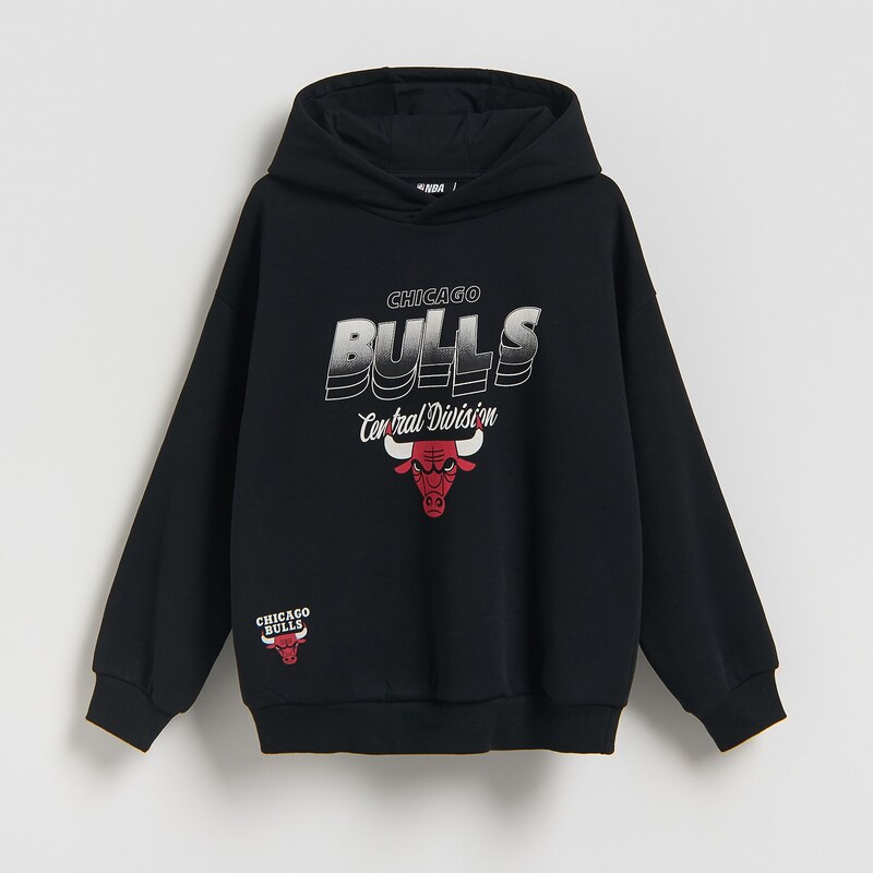 Reserved - Chicago Bulls NBA mikina - černý