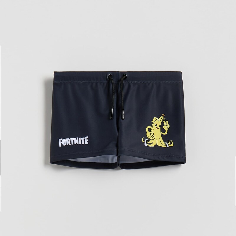 Reserved - BOYS` SWIMMING TRUNKS - černý