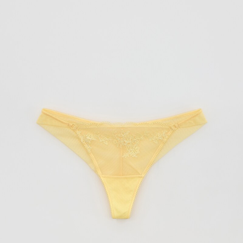 Reserved - LADIES` BRIEFS - světle žlutá