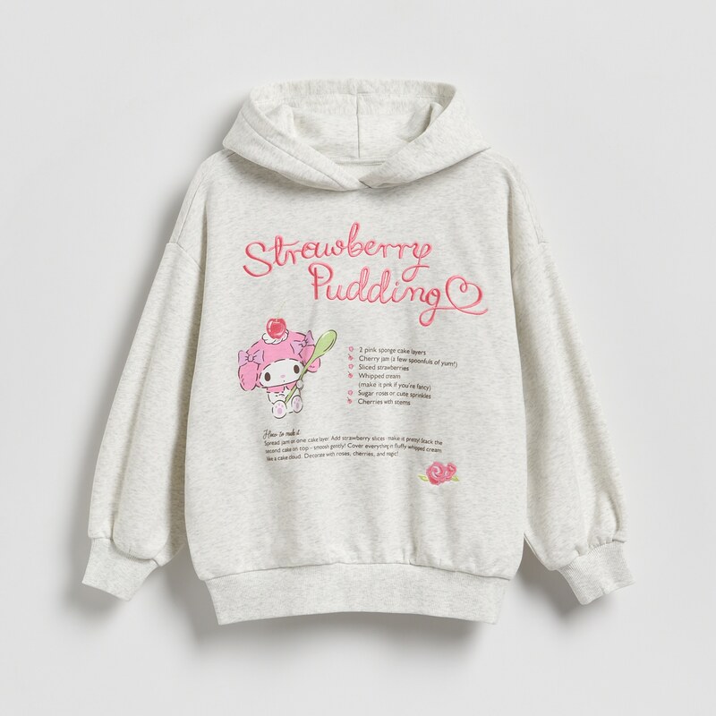 Reserved - Mikina My Melody - světle šedá