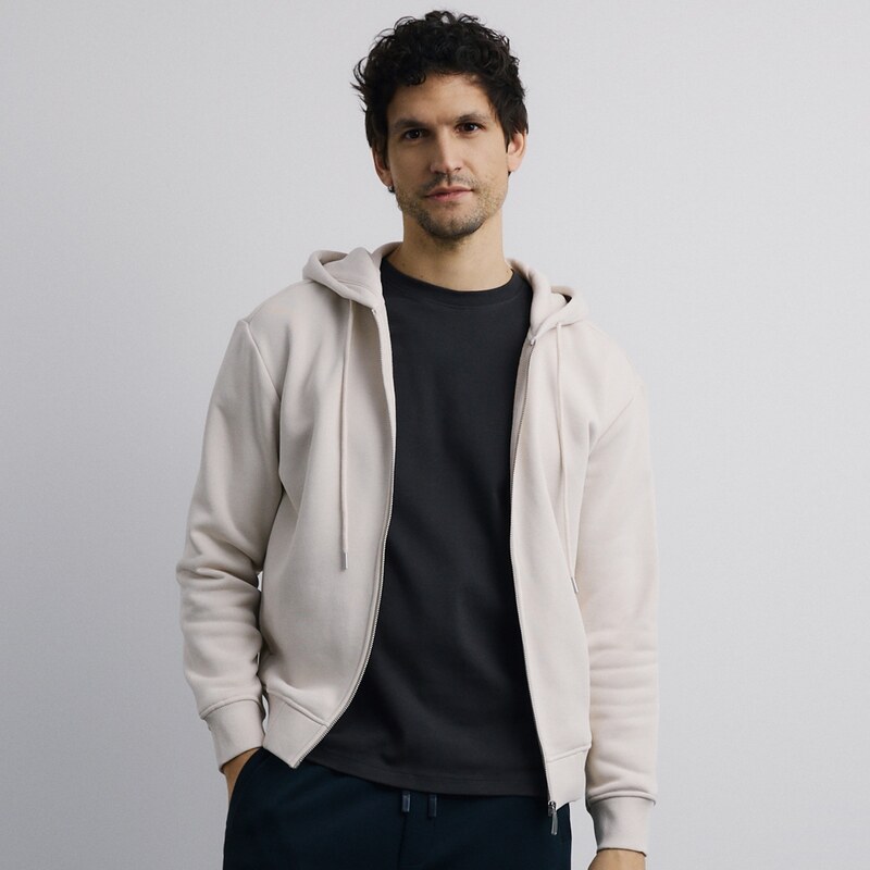 Reserved - Tričko slim fit - tmavě šedá