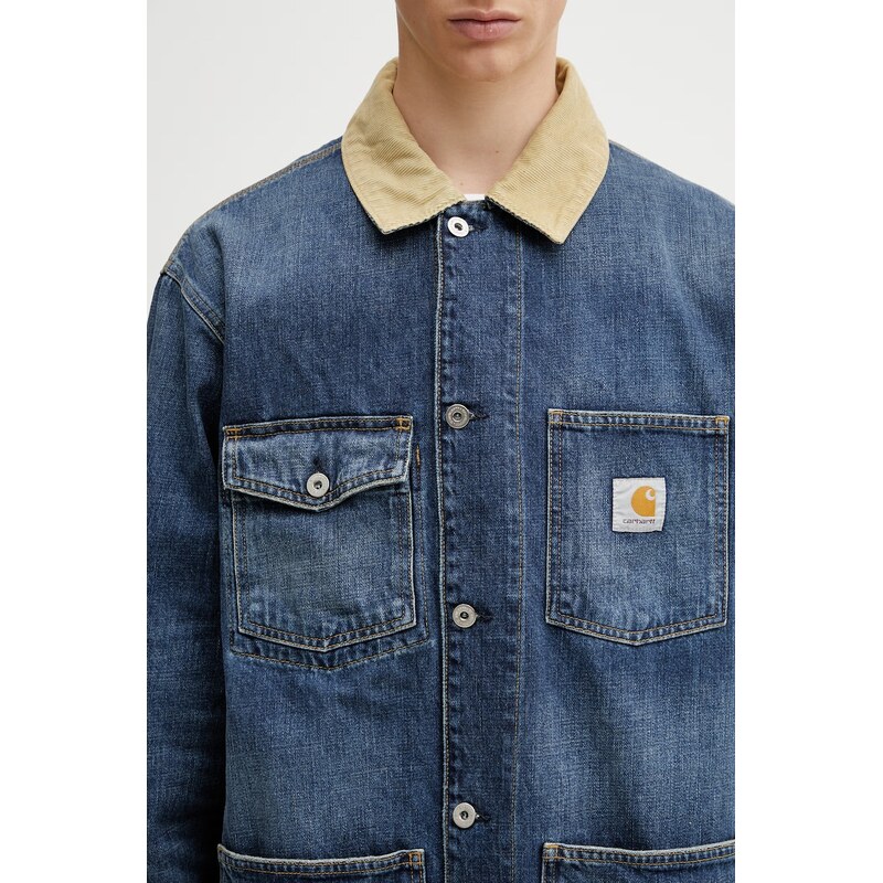 Carhartt WIP Warren Chore Coat bunda džínová pánská