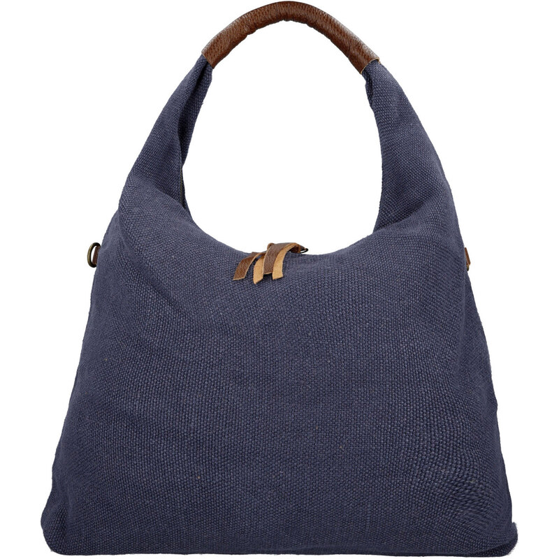 Paolo Bags Trendy dámská textilní kabelka na rameno Alice, tmavě