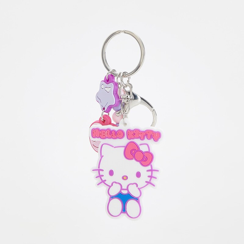 Reserved - Přívěsek na klíče Hello Kitty - vícebarevná