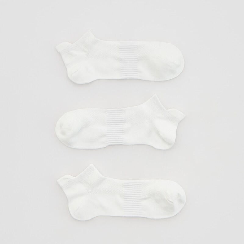 Reserved - 3 pack kotníkových ponožek Quick Dry - bílá