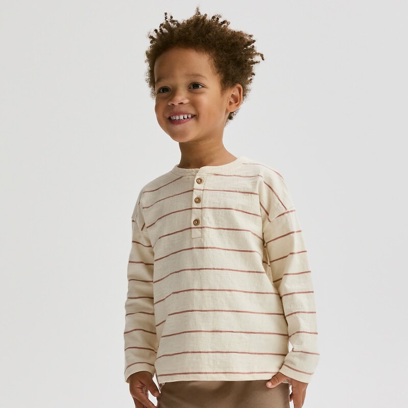 Reserved - BOYS` BLOUSE - krémová