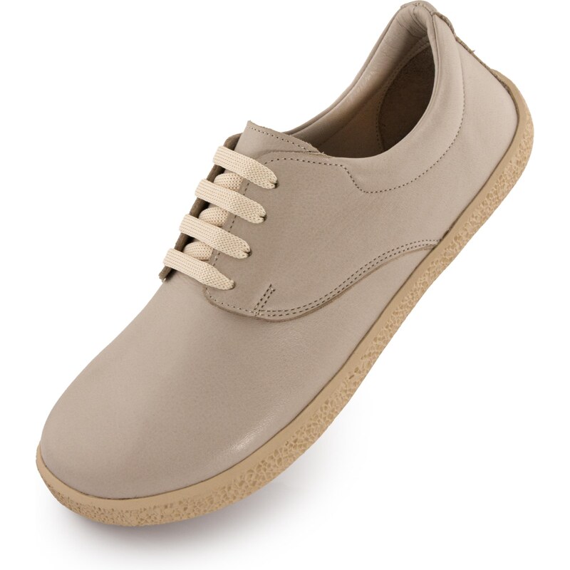 Dámské boty Barefoot NELL Women Leather Silver Grey 39 114847058